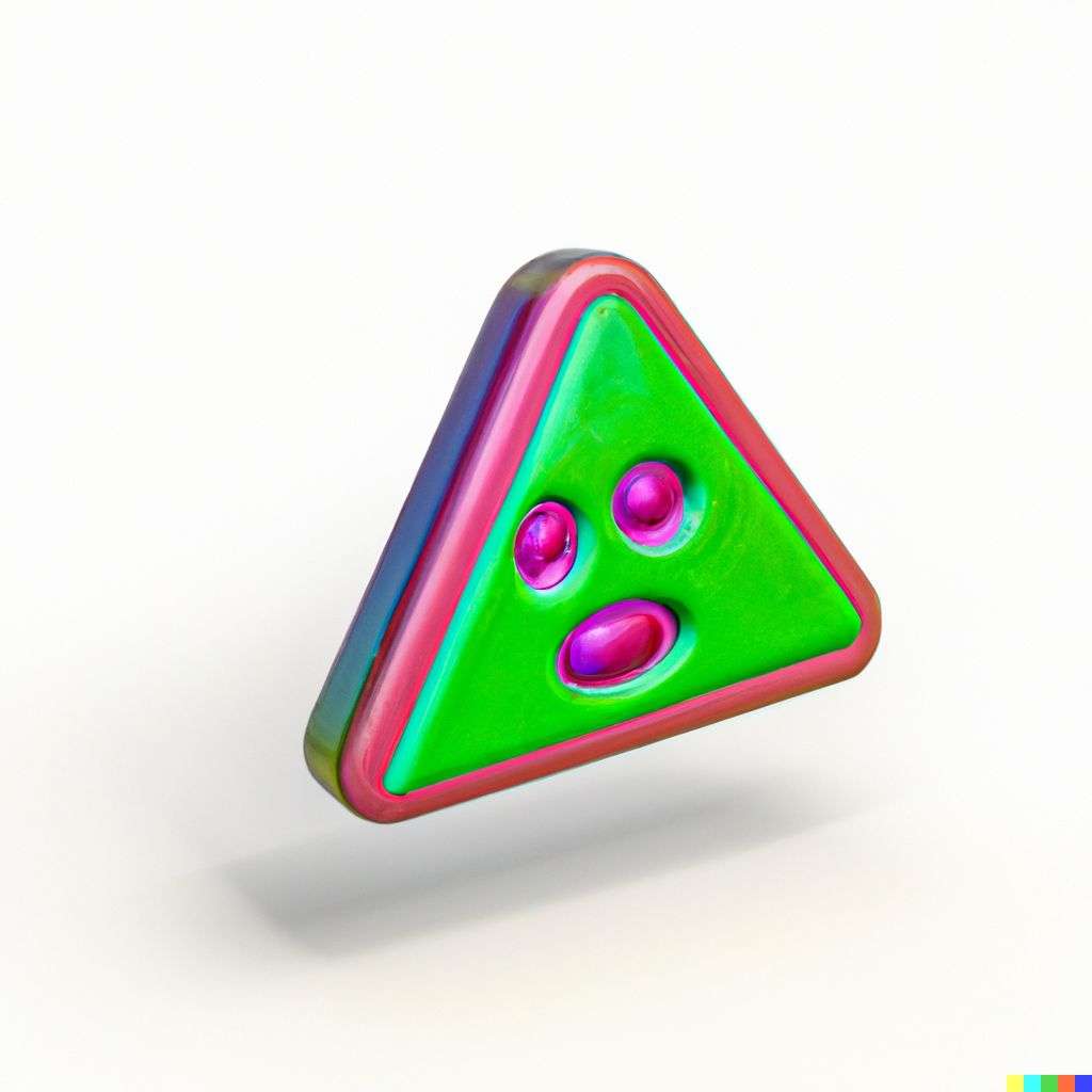 a brightly coloured, detailed icon of the discovery of gravity emoji, 3D low poly render, isometric perspective on white background